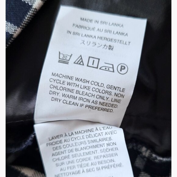 NWOT J. Crew Martie Slim Cropped Pant in Bi-Stretch Navy/White Gingham - Picture 13 of 14